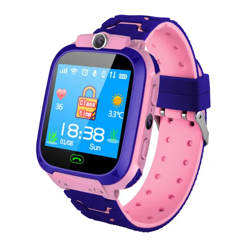 Q12 Children Smart 1 kids watch Waterproof Watch Anti-lost Kid Wristwatch  Positioning and SOS Function For Android and for IOS