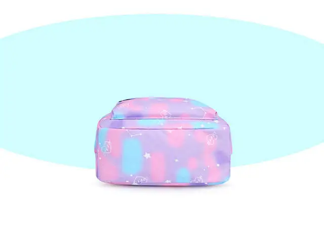 New 2023 Wholesale 3in1 Rainbow Colored School Bags Backpack Girls Bookbags Casual School Bags Waterproof OEM Logo 3 Pcs bag