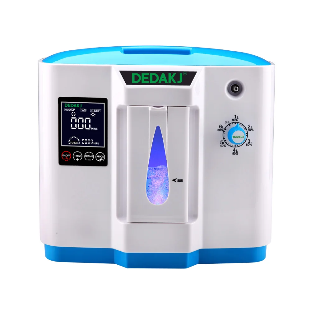 
Household portable oxygen generator 1 liter continuous dual flow oxygen concentrator 