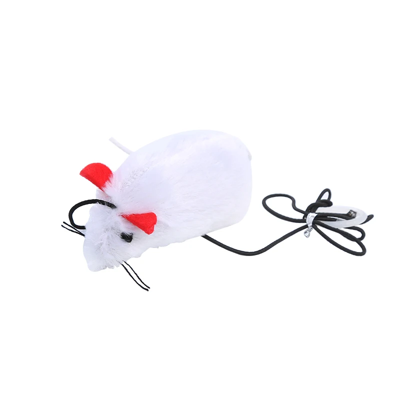
Factory direct wholesale interactive plush mouse toy for cat pet products 