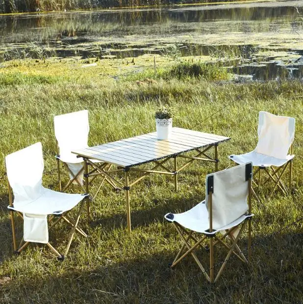 summer beach chair family  camping desk set relax outdoor fishing chair free combination logo customization supported