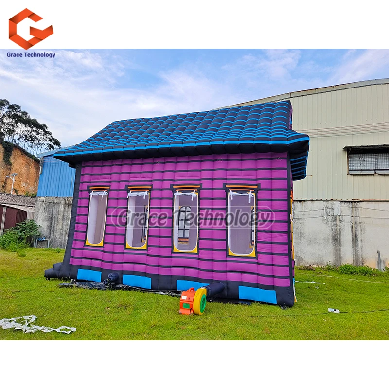 Giant LED Lighting Inflatable Club House Wedding Inflatable Bar Booth Tent for Party Event