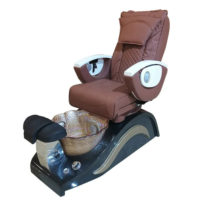 Luxury Nails Equipment pedicure Chair with Manipulator electric Massage Function Foot Spa Manicure Pedicure chair