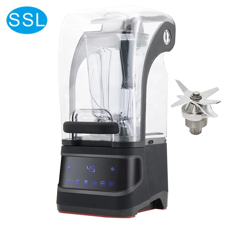 High Performance Digital Heavy Duty 1680w Commercial Smoothie Mixer Blenders Juicers with High Torque 98 Series Motor