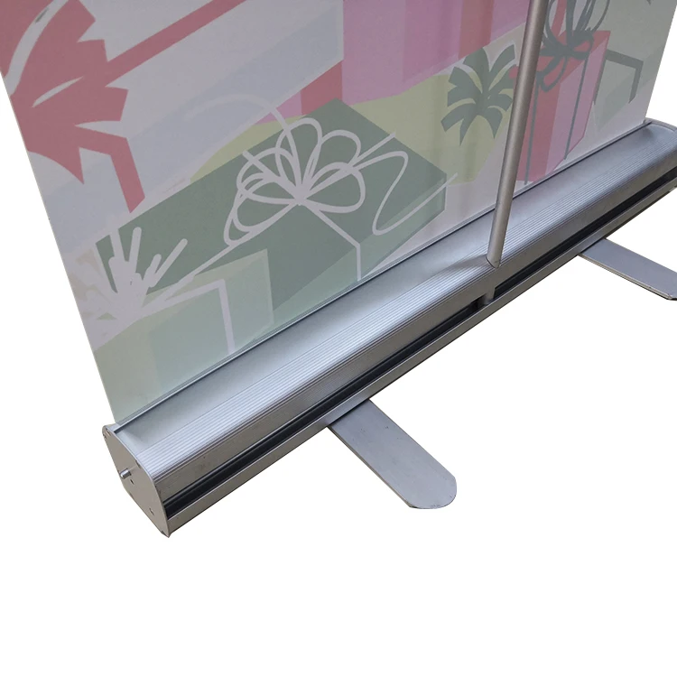85x200CM Retractable Roll Up Scroll Aluminum Alloy Roll Up Banner For Opening Advertising Tradeshow