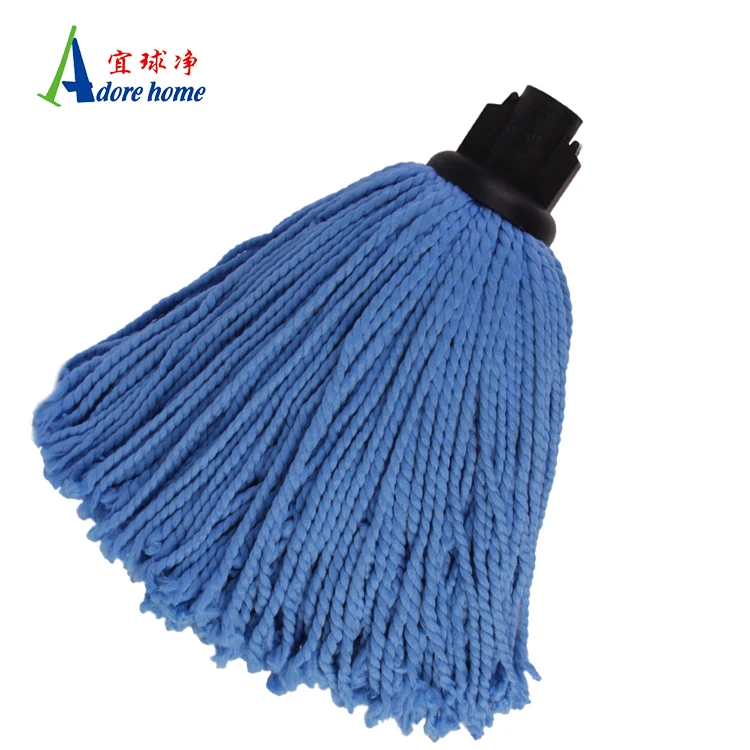 Customized Color Replacement Microfiber Thread Floor Cleaning Mop Head Refill China