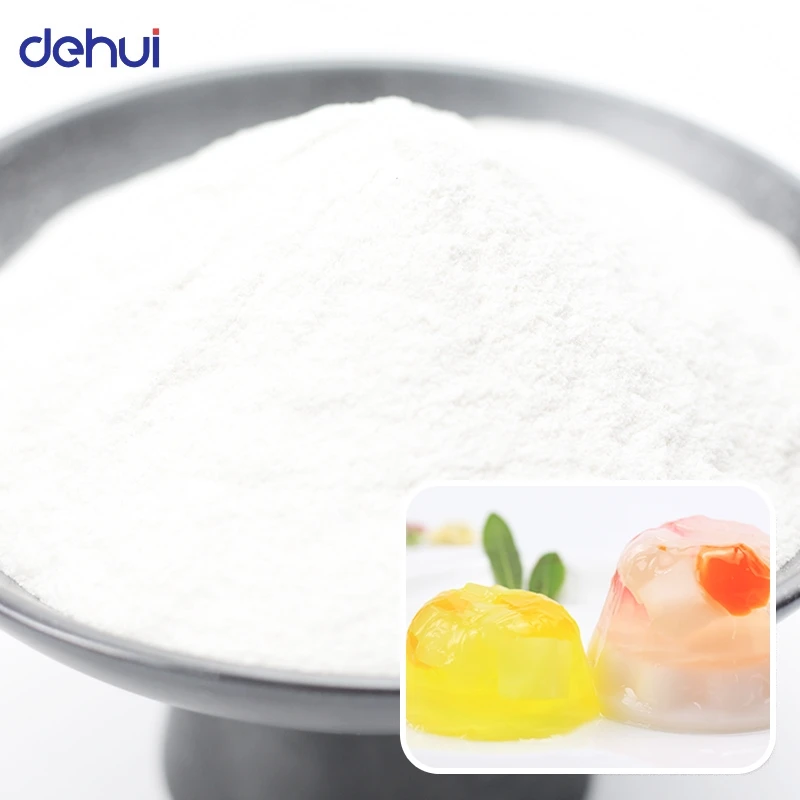 Fruit Jelly Powder Mix Halal ISO Food Grade Colorful Transparent Instant Jelly Powder