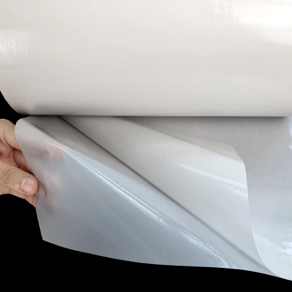 Milky White 100 Micron Polyester Pes Hot Melt Adhesive Film For Patch