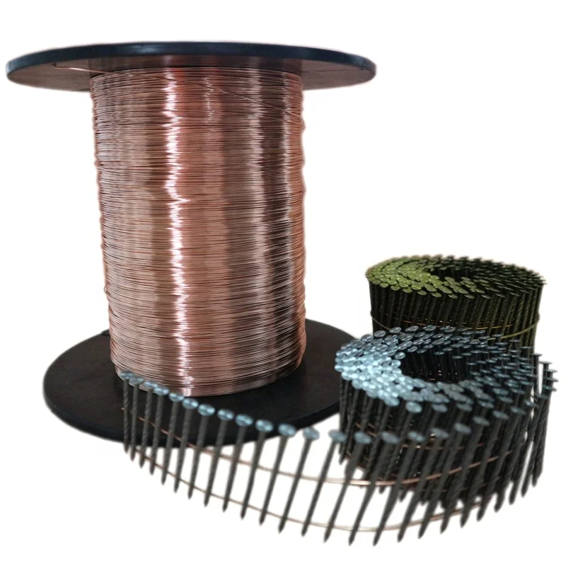 Vinyl Coated Ring Shank Diamond Point  2.3X50mm  Wire Weld Pallet Coil Nails