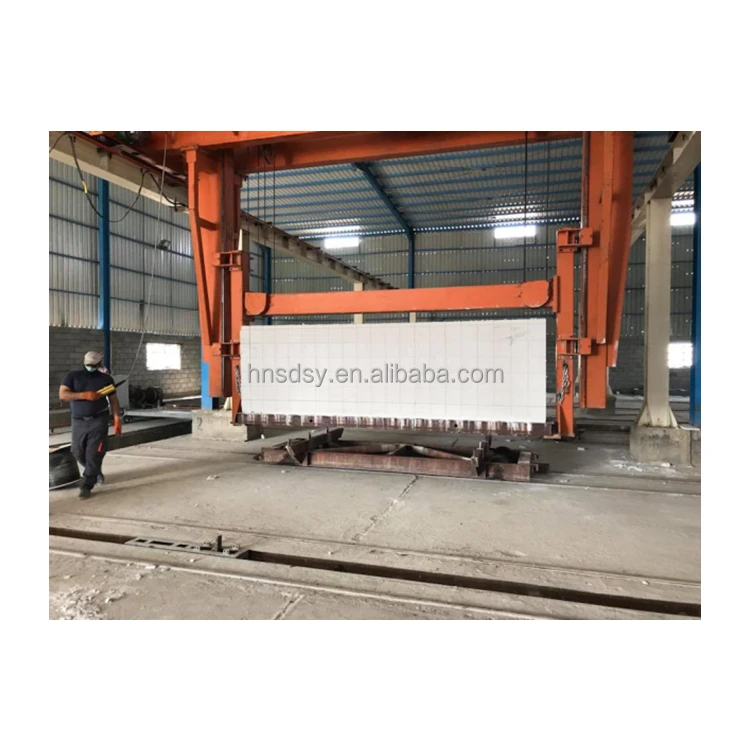 German technology AAC aerated Autoclaved Lightweight Concrete equipment making machinery production line plant ALC block machine