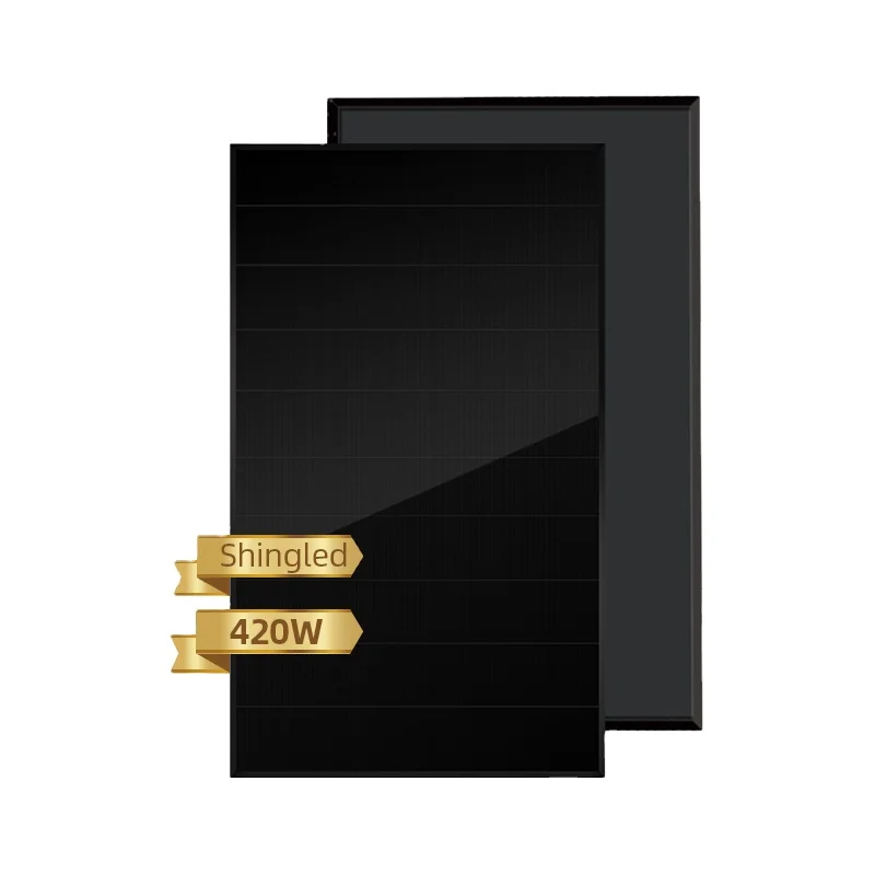 Perc Solar Panel 400W 410W 420w 60Cells High efficient Mono Full Black shingled  420W Solar Panel