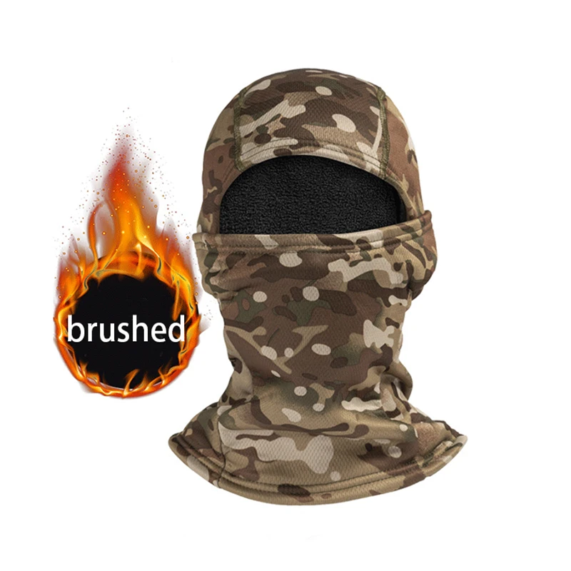 Фабричная уличная тактика Зимняя шерстяная Теплая повязка на голову полное покрытие для лица велосипедные походы лыжные виды спорта утолщенная маска