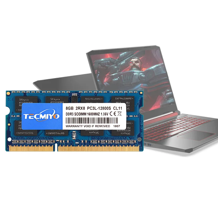 Tecmiyo Stock Original RAM 8GB PC3L 12800S-B0 DDR3L Laptop Memory