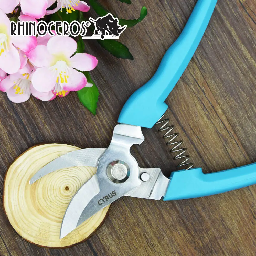 Garden Scissor Tool Shear Orchard Pruning Shears Plant Cut Shrub Hand Pruner Secateur