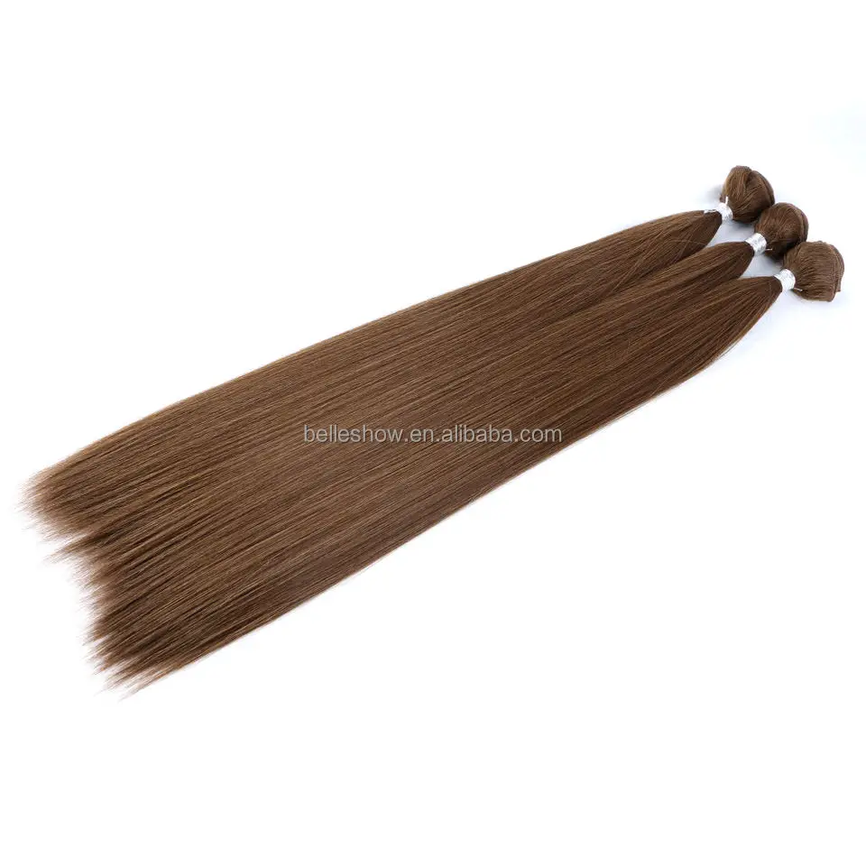 New Arrival 26 Inch Sew in Hair Extensions Synthetic Long Straight Bundles 100g Synthetic Weave Bundles Straight Hair
