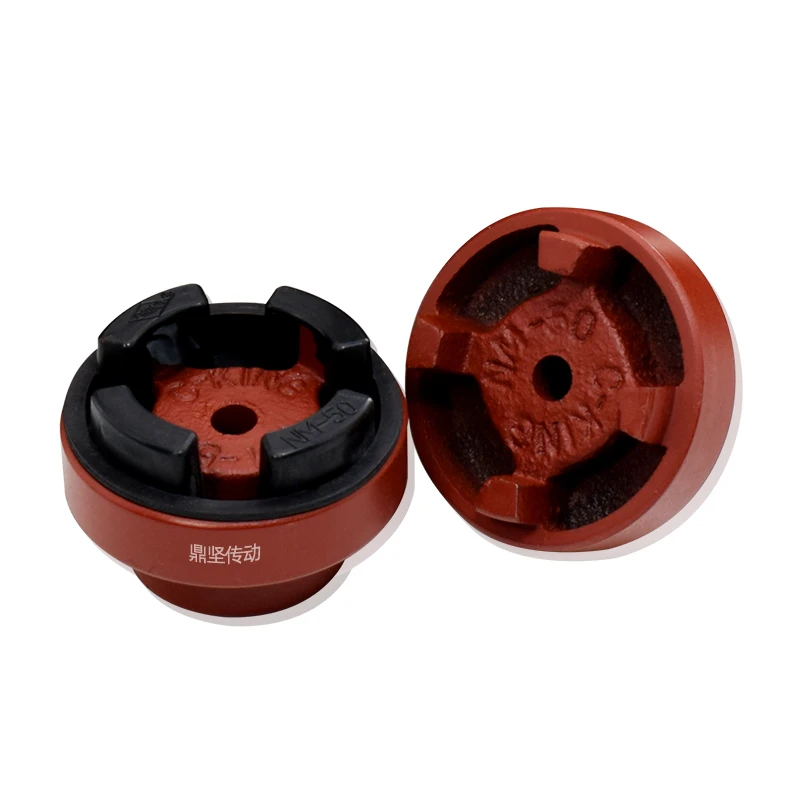 Cast Iron Quick Release Flexible Jaw Rubber NM electric motor flexible Water Pump Shaft Coupling