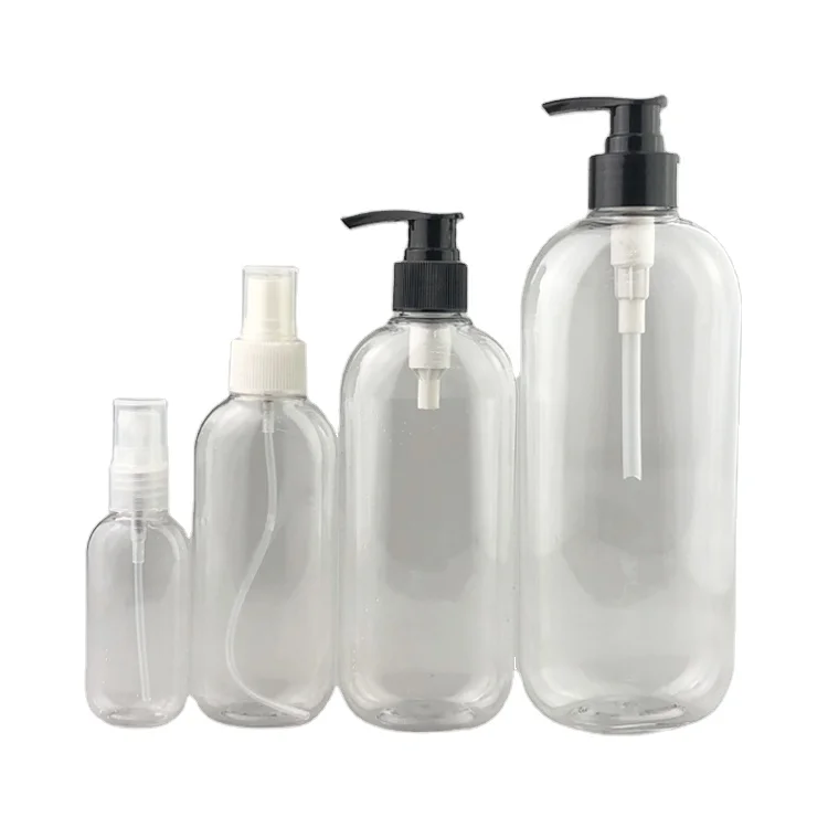 different size oval plastic baby lotion pump bottle for sale