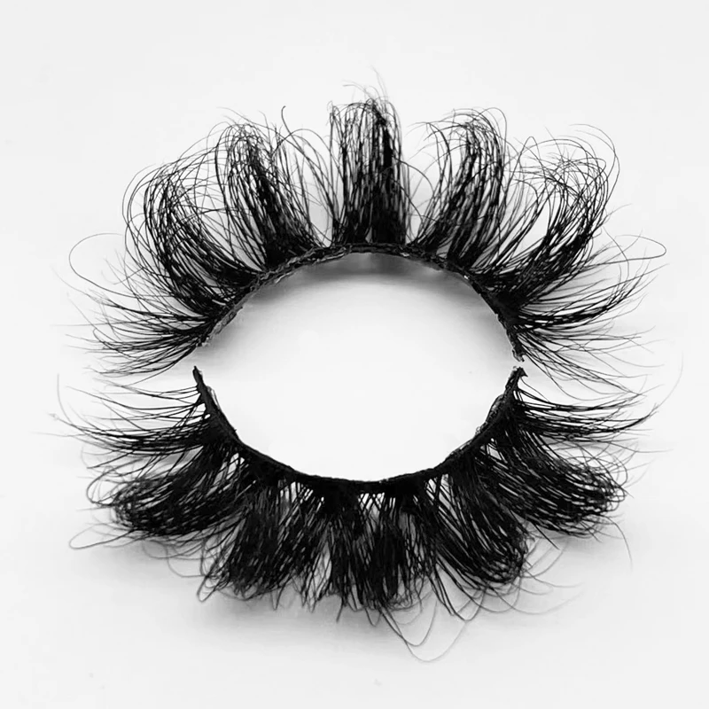 25mm Eyelashes Mink 25 Mm 3d Mink Lashes Bulk Wholesale Natural Dramatic False Eyelashes With Free Eyelash Boxes Packaging
