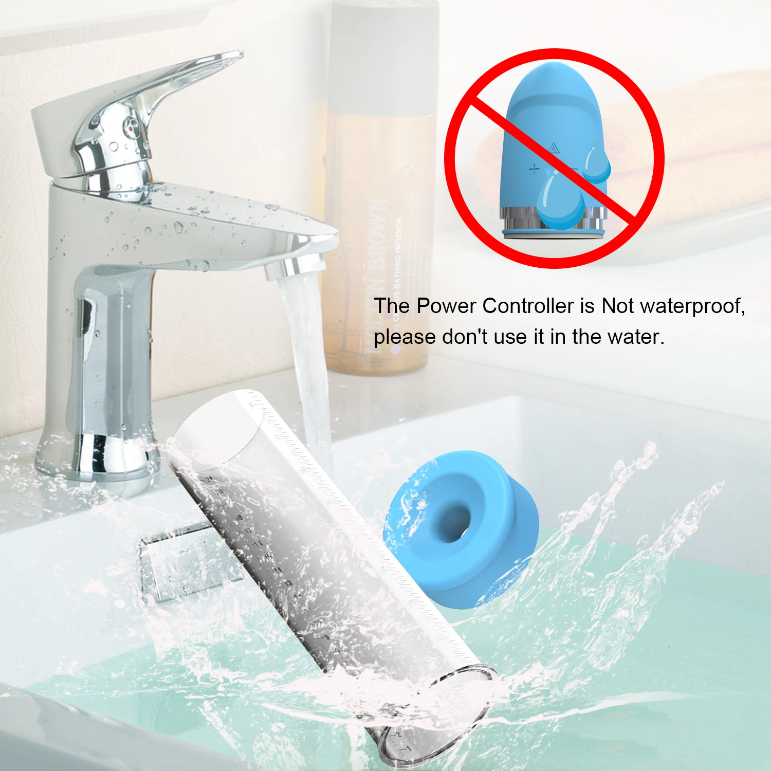 Ylove Adult Wellness Toys Penis Pump and Condom Set Silicone and ABS for Male Penis Enlargement Exercise