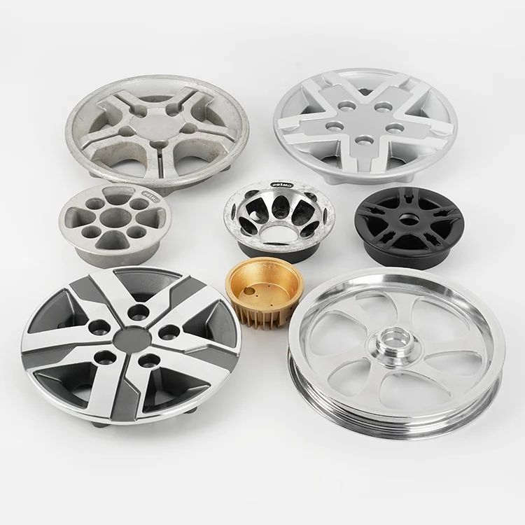 Manufacturer Custom Metal power waterproof wheelchair accessory wheel hup low pressure die cast