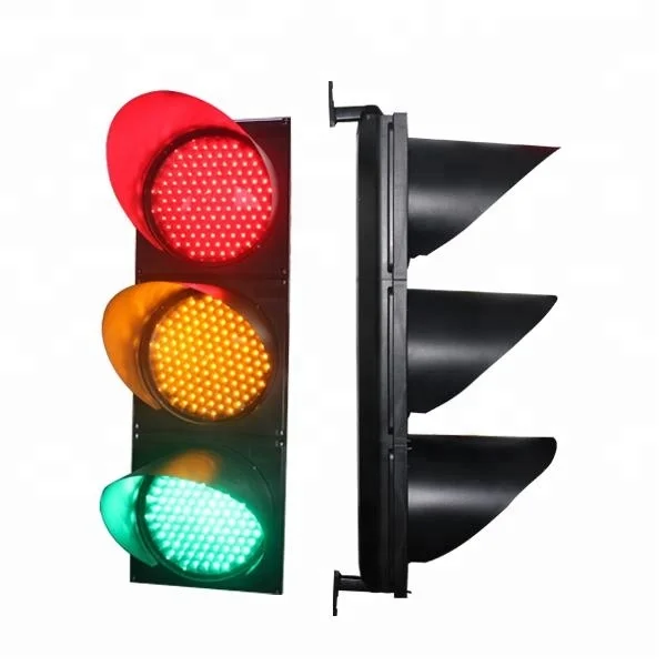 2 Aspect PC Housing IP65 Waterproof Road Safety Led Power Semaforo Para Anden Traffic Signal Light