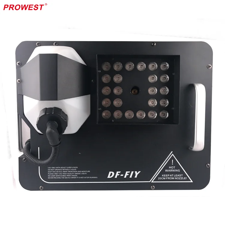 24Pcs LED DMX Control Effect Smoke Machine 1500W Vertical LED Fog Machine