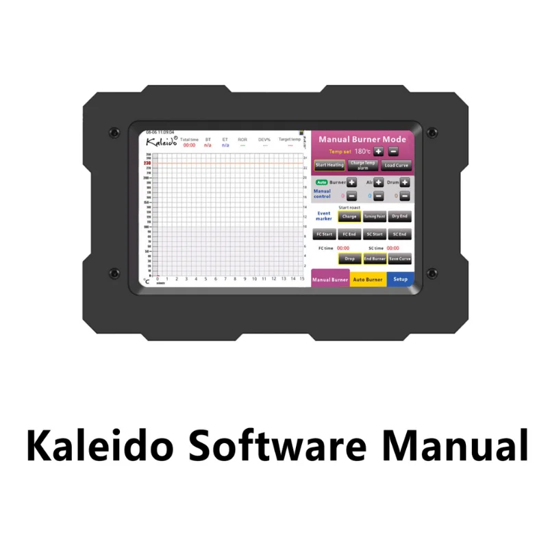 1KG Coffee Bean Roasting Equipment Kaleido Coffee Roaster M10 Standard Counter Top Small Commercial Toaster De Cafe