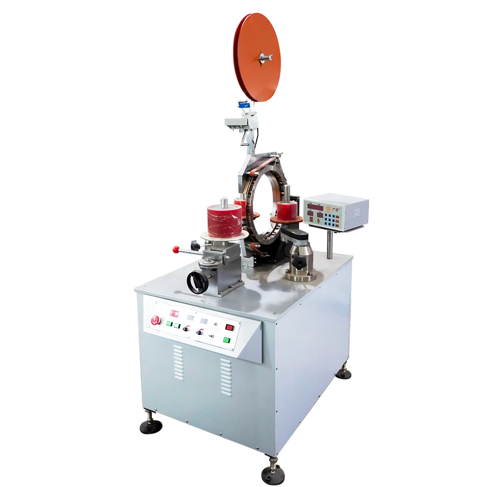Automatic Geared Motor Wrapping Insulation Tape Machine Toroidal Transformer  Coil Winding Machine Winding MachineJG-1980