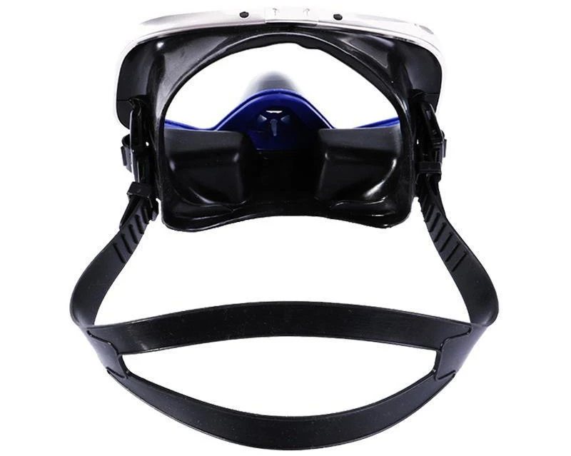 Classic Design fishing Mask Oval shape One window rubber purger mask with value Freediving spearfishing mask
