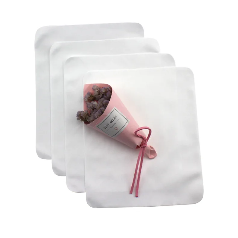 Premium Jewelry Microfiber Polishing Cloth Logo Glasses Cleaning Cloth White Microfiber Cleaning Cloth