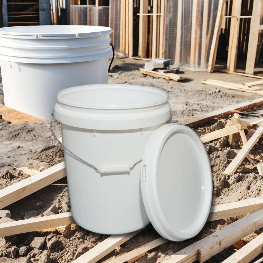 Australian Style Plastic Bucket Pail with Lid and Handle Economically Priced for Food Drums Pails & Barrels