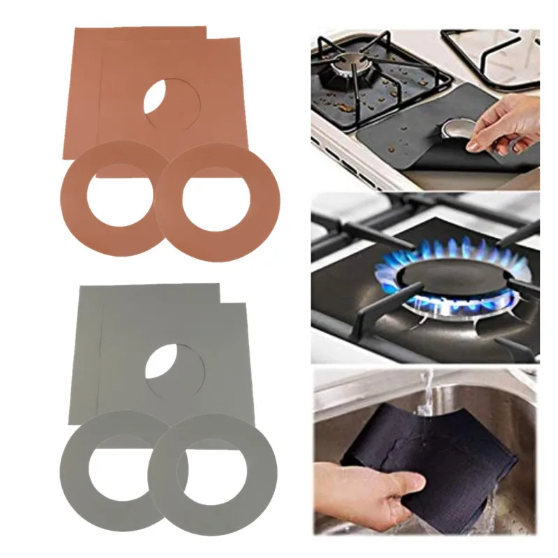 
high temperature resistant reusable BPA free anti fouling silicone gas stove cover stove protector easy to clean 