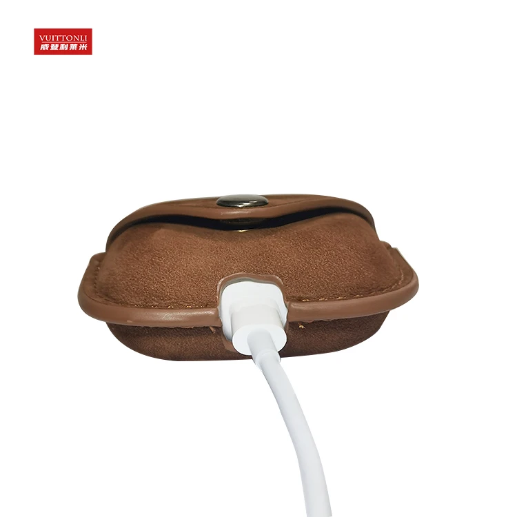 Butted Wholesaler Sell Leather Charger Case For Earpods Beats Studio Buds At A Low Price