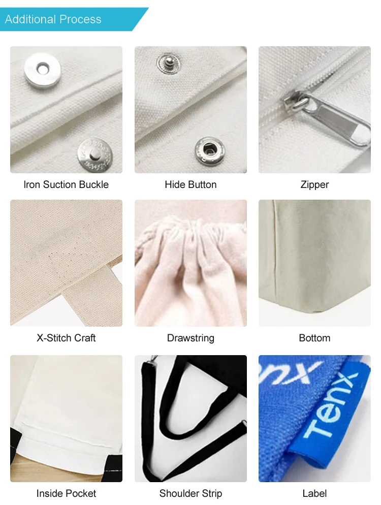 Женская Холщовая Сумка большого размера с логотипом на заказ