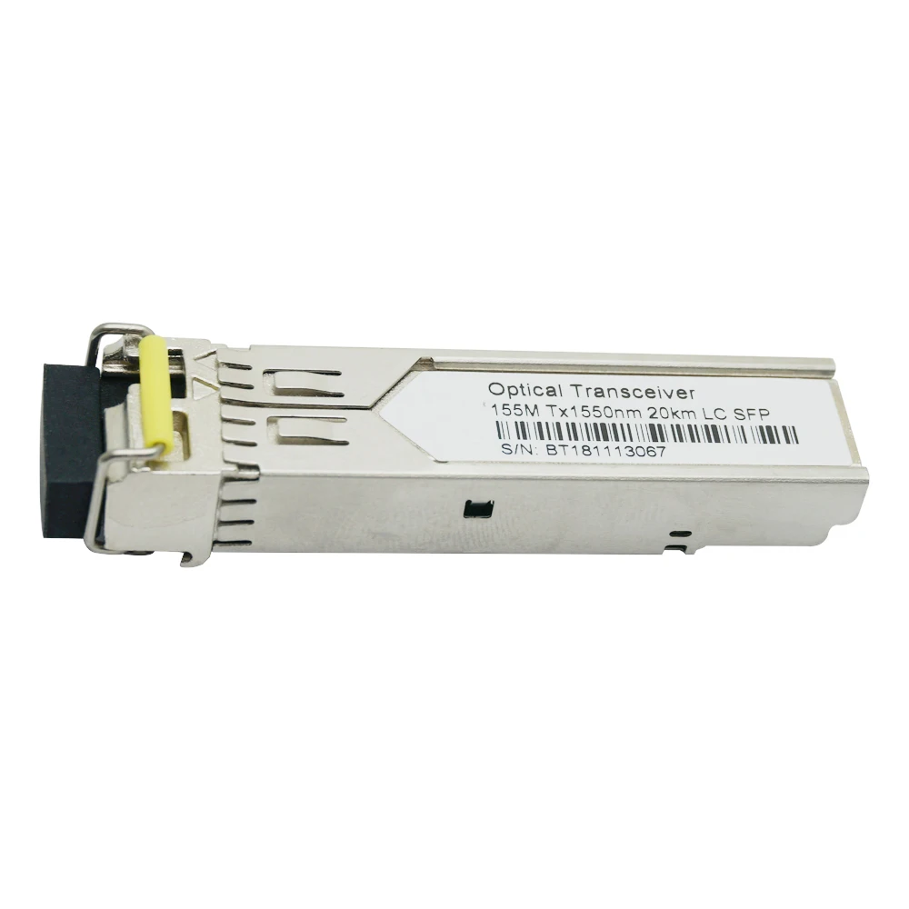 
BIDI SM SFP-10G-SR SFP Module Tx1310/Rx1550nm 155Mbps 1310nm 20km LC SFP Optical HPE Transceiver 