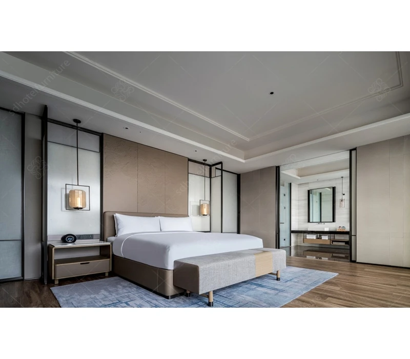 2022 Sheraton Hotel Furniture With Hotel Reception Desk For Sale