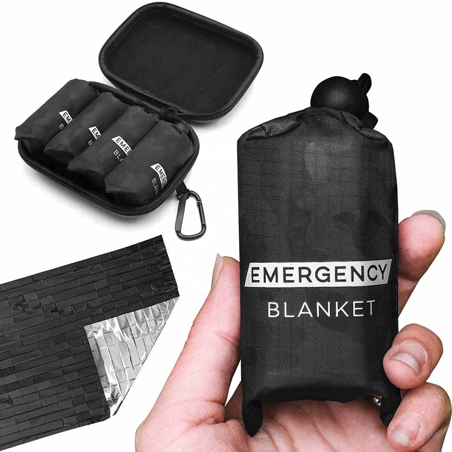 OEM Outdoor Supplies Hiking Camping Products Mylar Thermal Space Emergency Blanket Silver Mylar Sheet for Outdoor Activities