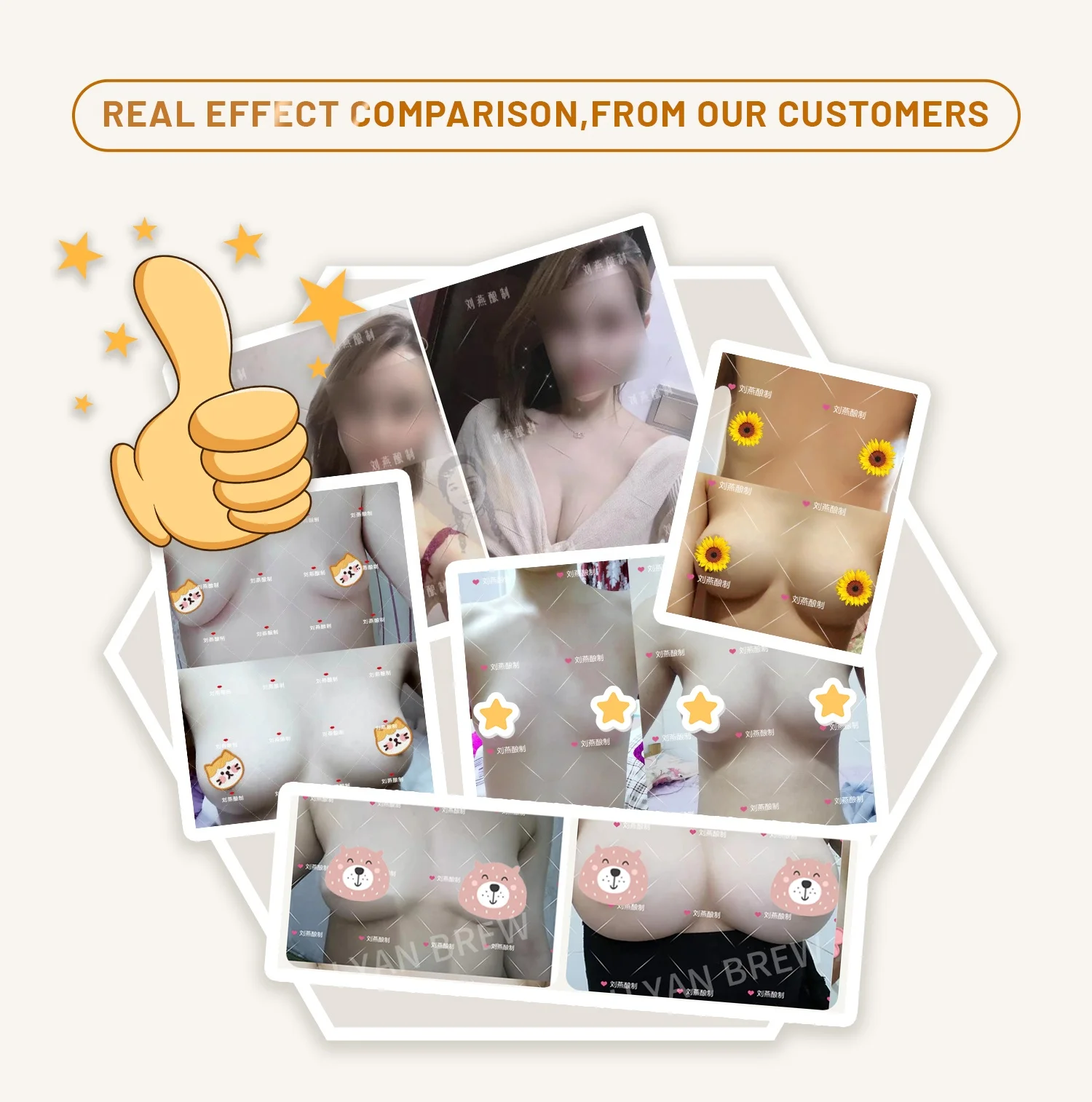 
Natural Flavor Woman Care Big Chest Firming Gel Names Breast Tightening Cream 