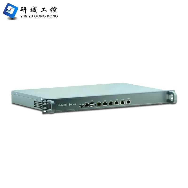 1U Rackmount 6 LAN 3855u processor networking appliance support AES-NI