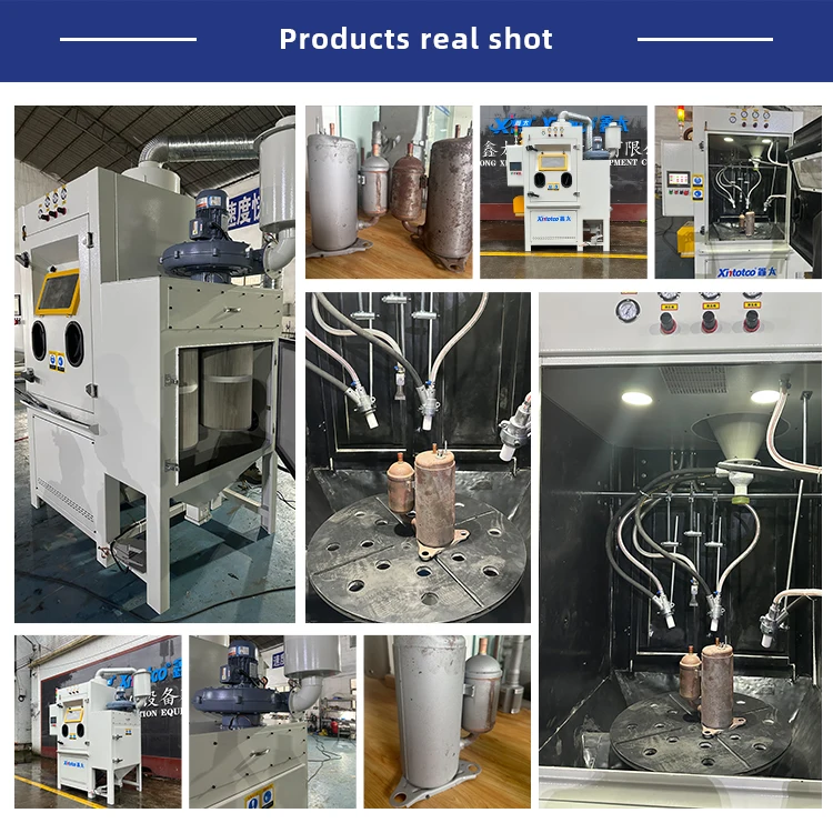 Stainless Steel Muaual sandblasting machine dust-free Rust Removal Manual sandblasting machine