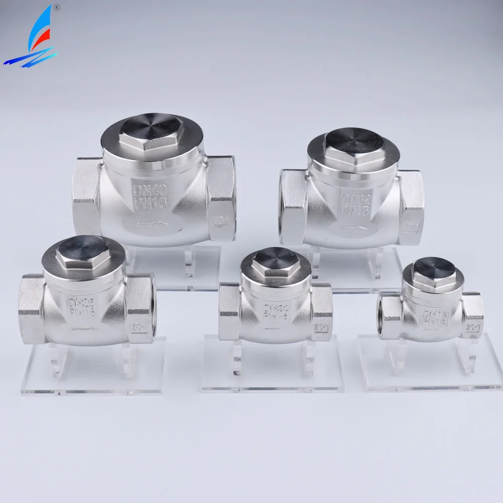 1/2in 304 stainless steel Horizontal  Check Valve Fluid Horizontal Check Valve