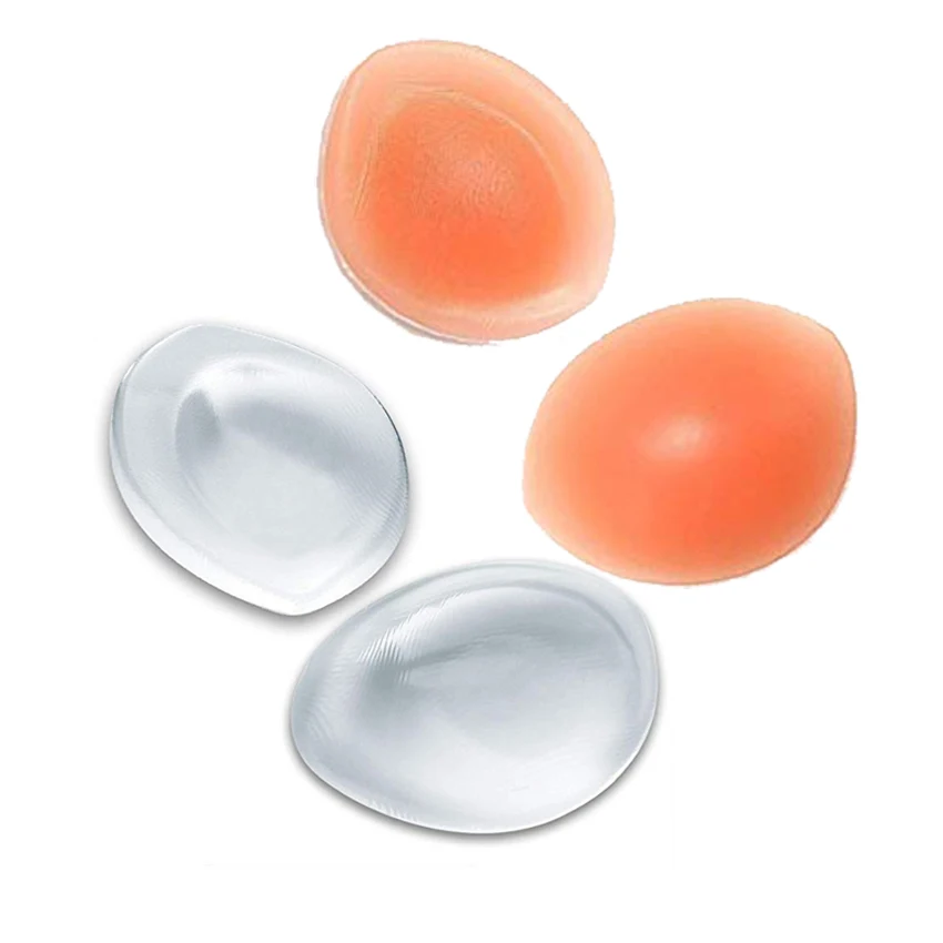 Factory Price Silicone Nude Bra Insert Pad Push Up Inserts Cleavage Enhancing Breast Lift Pads for Bras and Swimsuits