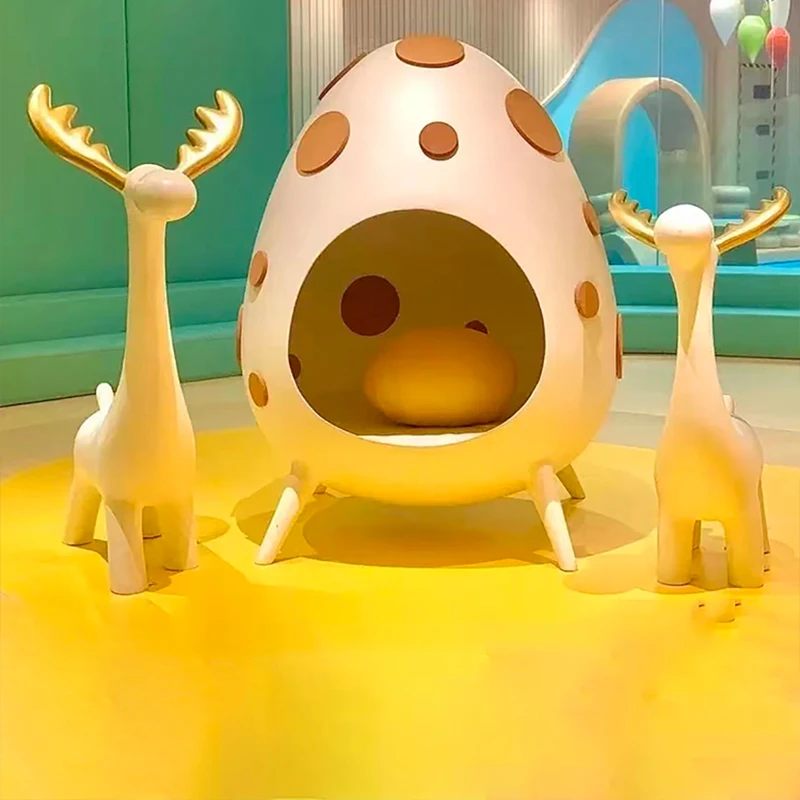 DS-1783 Fiberglass plastic leisure egg Nordic style home Egg house Egg chair sofa Space chair custom art sofa