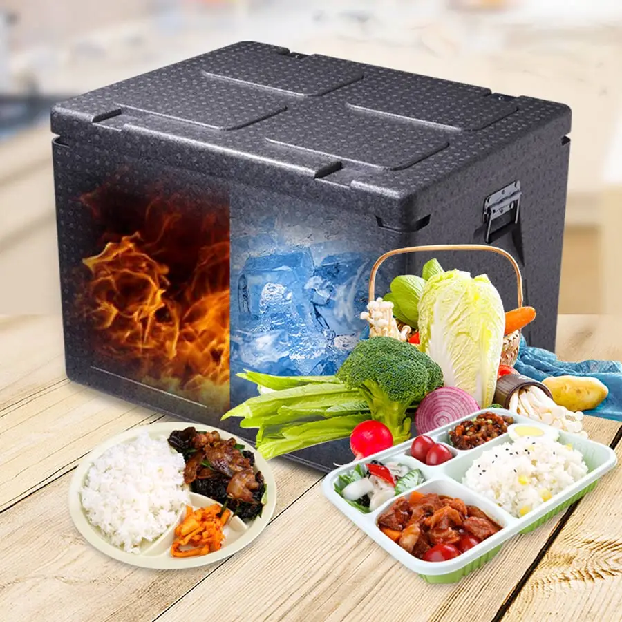 Black Epp Foam Box Foam Cooler Box Packaging Box High Quality Wholesale