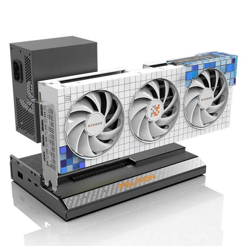 Portable Thunderbolt 3 GPU Dock M.2 External GPU Dock External Box PCIEX16 Graphics Card Dock