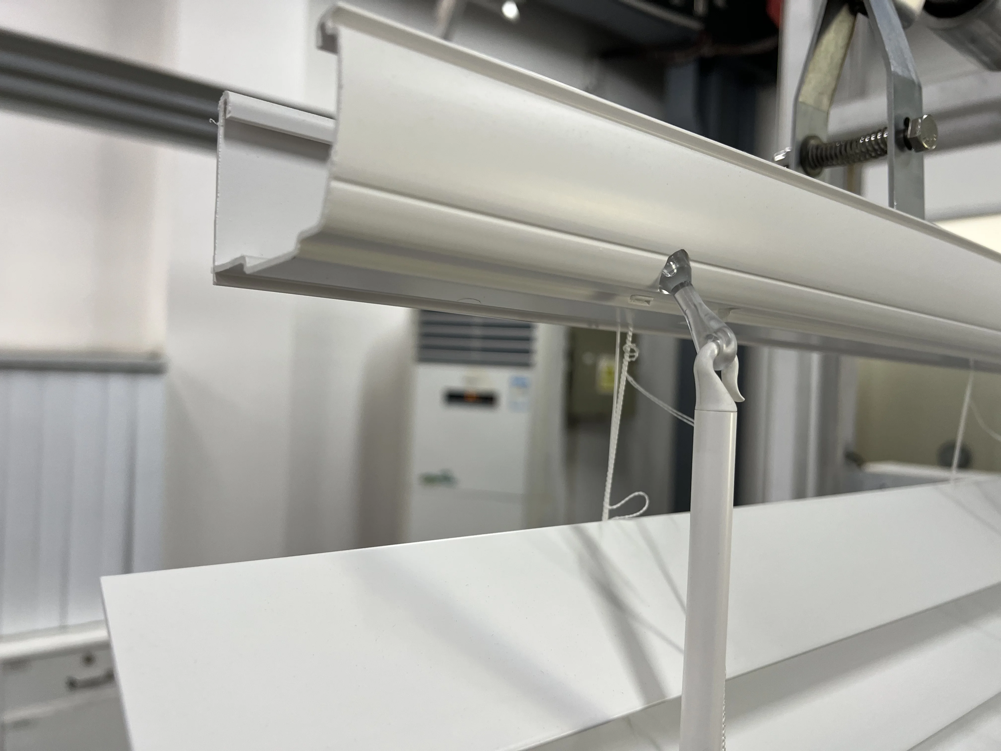 HDT Modern 2-Inch PVC Venetian Blinds for Windows Vertical Opening Style Plastic Shutters for Hotels also named fauxwood blinds