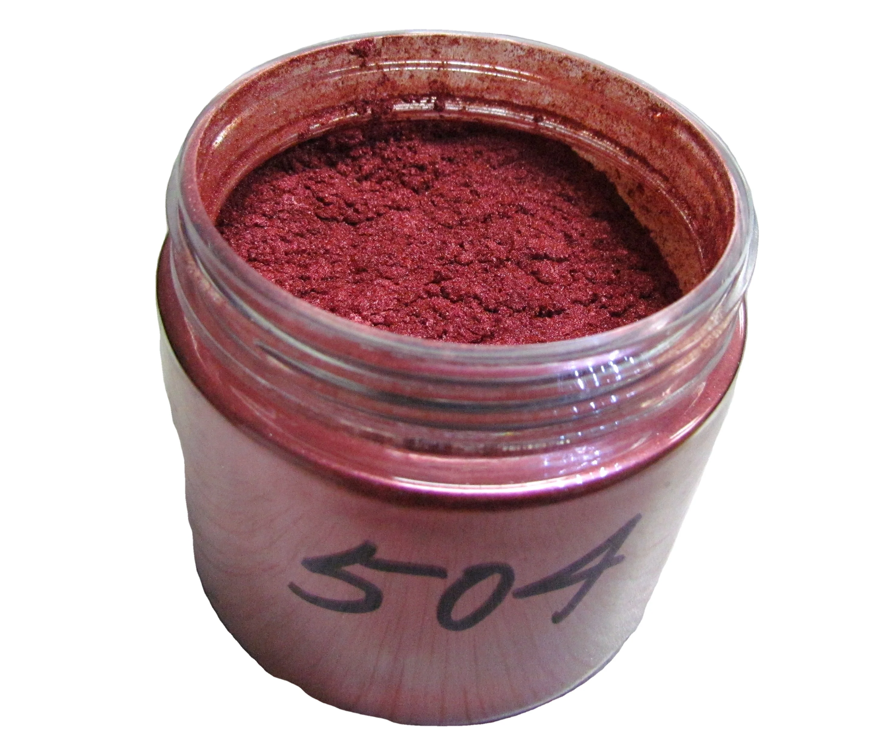 Перламутровый пигмент, жемчужный Блестящий пигмент, цветной порошок слюды, винный красный 504