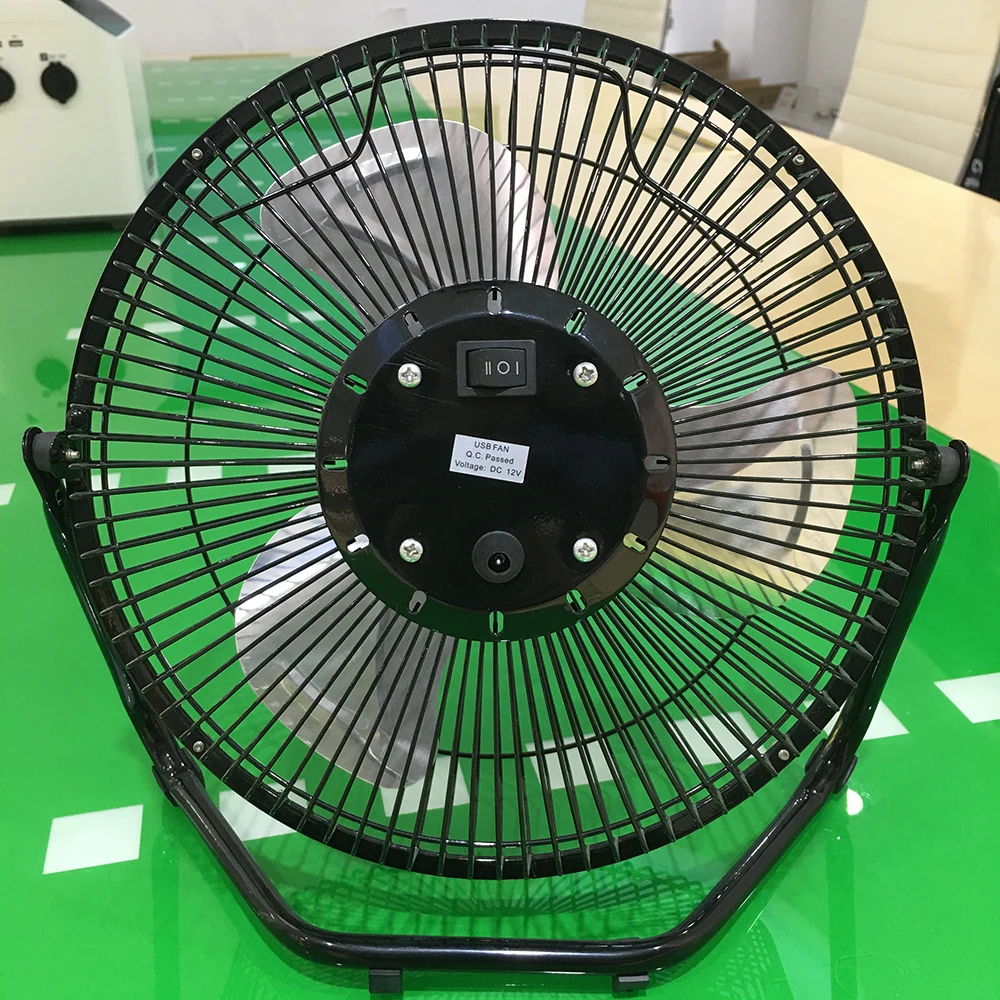 4inch 6inch 9inch 5V USB mini fan portable table Fan Exhaust 9inch small 12V DC metal fan