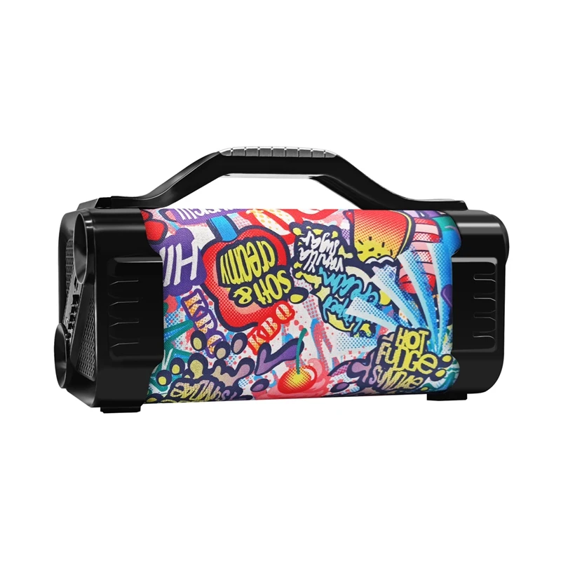 Wireless Portable Bluetooth Boombox Speaker Karaoke system Stereo sound outdoor speaker 15W