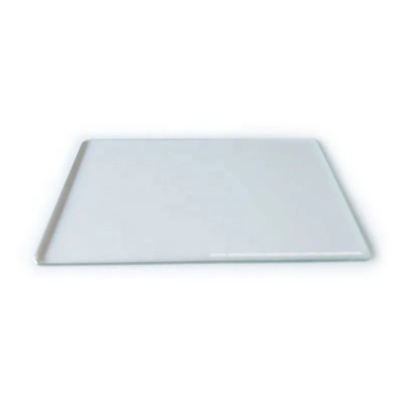 Customized 2mm tempered high transmittance glass  CNC smooth glass  edge chemical tempered glass